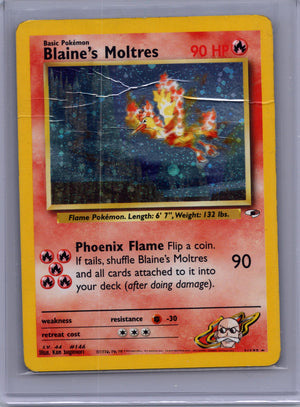 2000 Gym Heroes 001/132 Blaine's Moltres HP