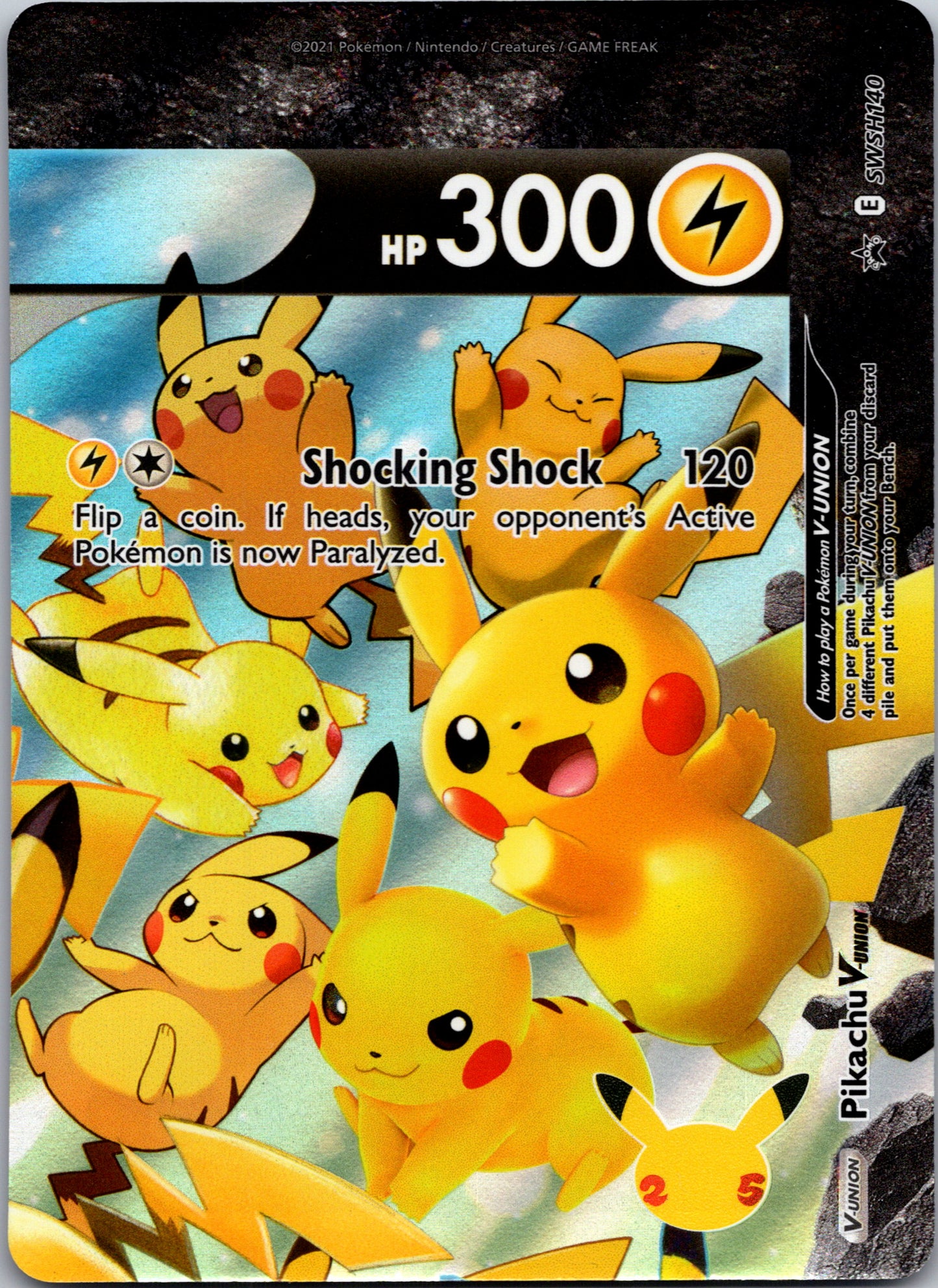 2021 Pikachu V-Union [Set of 4] Near Mint English Set