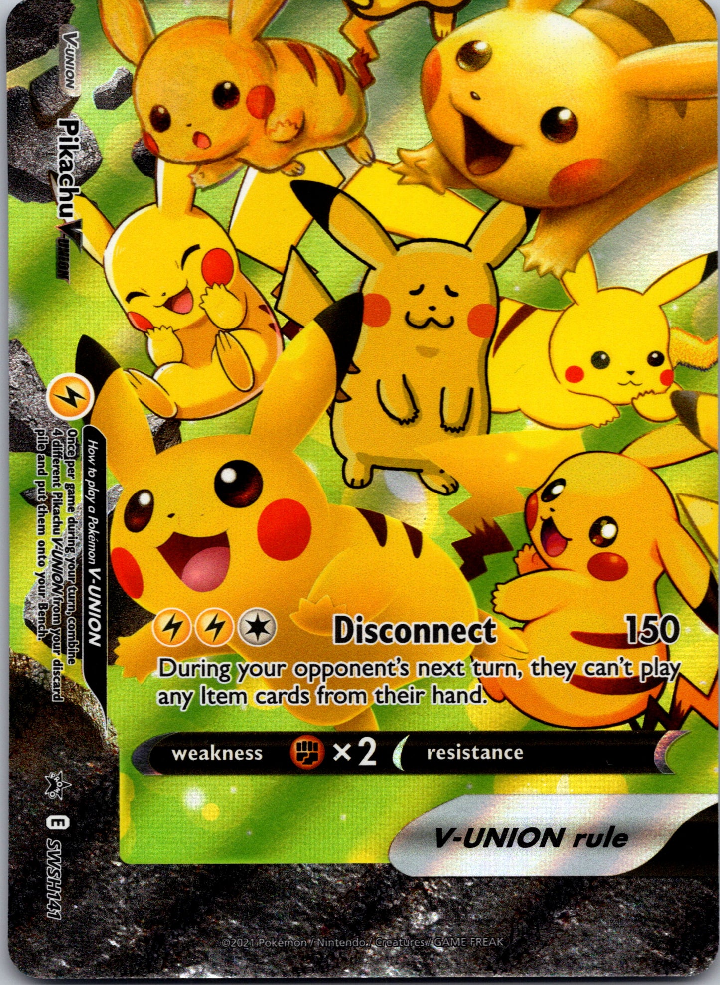 2021 Pikachu V-Union [Set of 4] Near Mint English Set