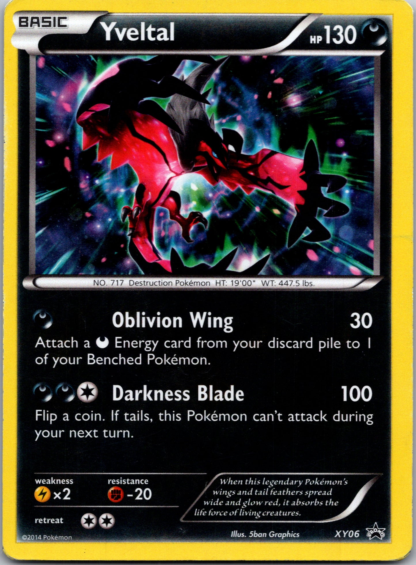 2014 Yveltal XY06 Promo (Cosmos Holo)