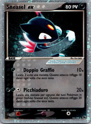 2003 Sneasel EX 103/109 Ruby & Sapphire (Italian) LP